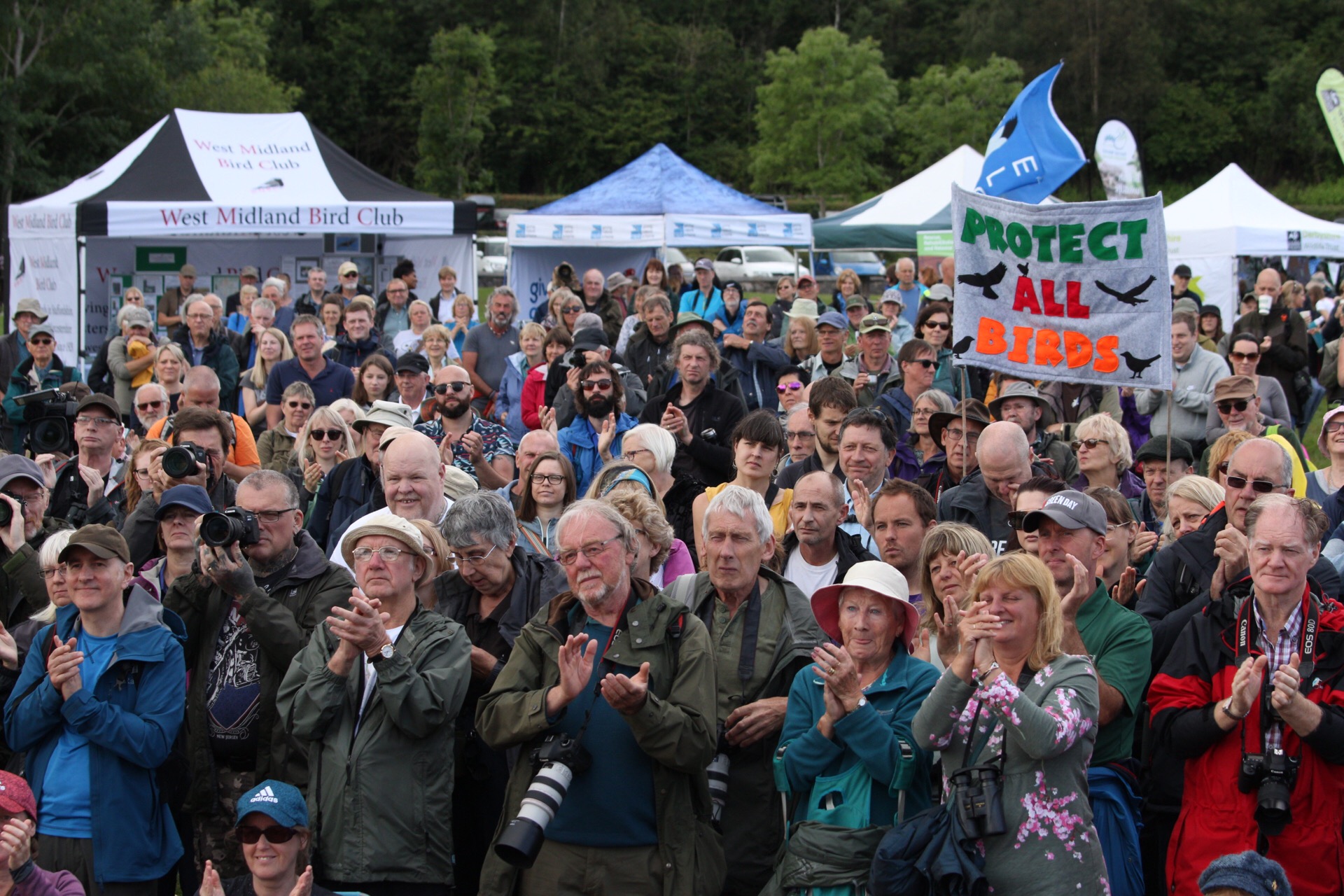 hen harrier fest crowd